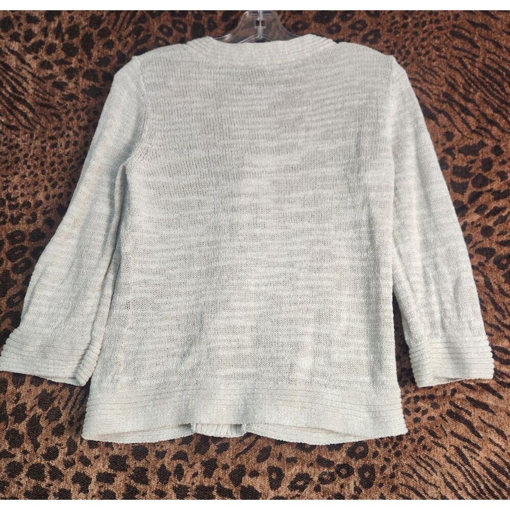 Pendelton Women's Beige Textured Cardigan Sweater Sz XS Preppy Retro Minimalist - Picture 2 of 7
